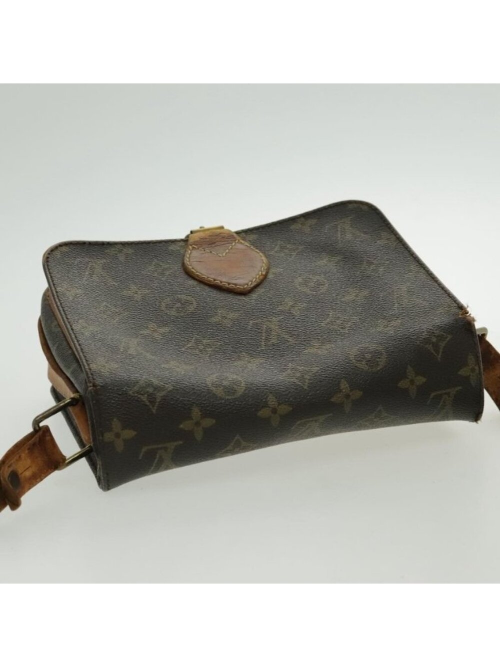 Authentic LOUIS VUITTON Monogram Cartouchiere MM Shoulder Bag M51253 LV - Picture 14 of 16